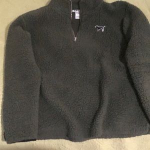 PINK Quarter Zip Sherpa